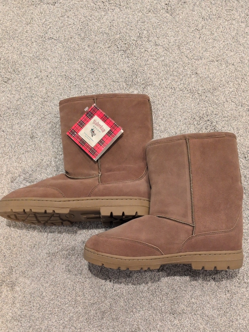 NWT Staheekum Tan Winter Lined Boots Size 9